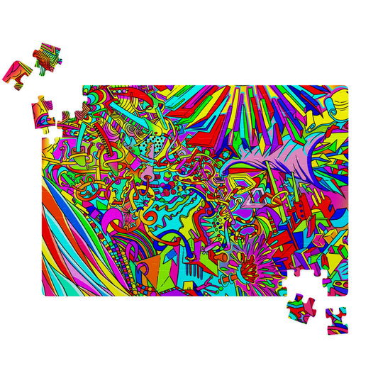 The L Boogie I - Color Jigsaw Puzzle - Available in 120 or 252 pieces