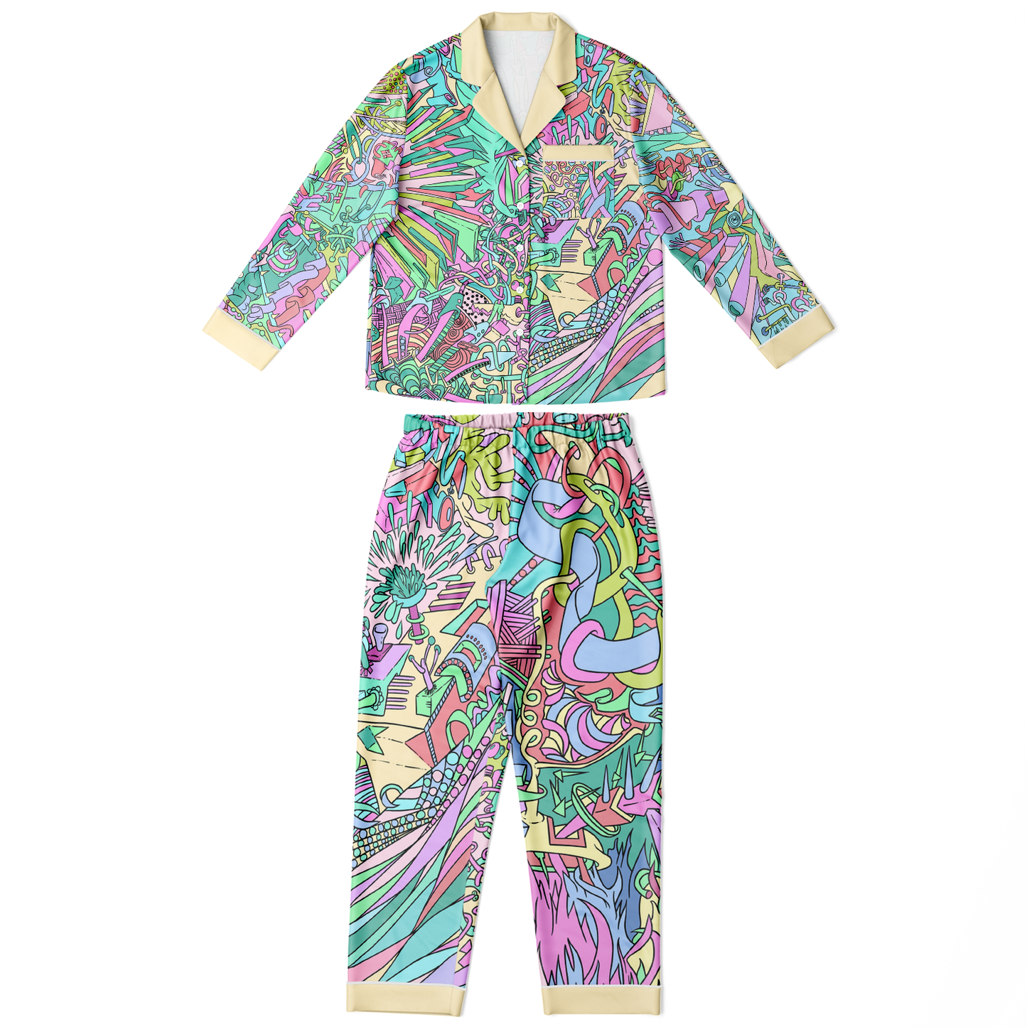 Women's Pajamas L Boogie Pastel