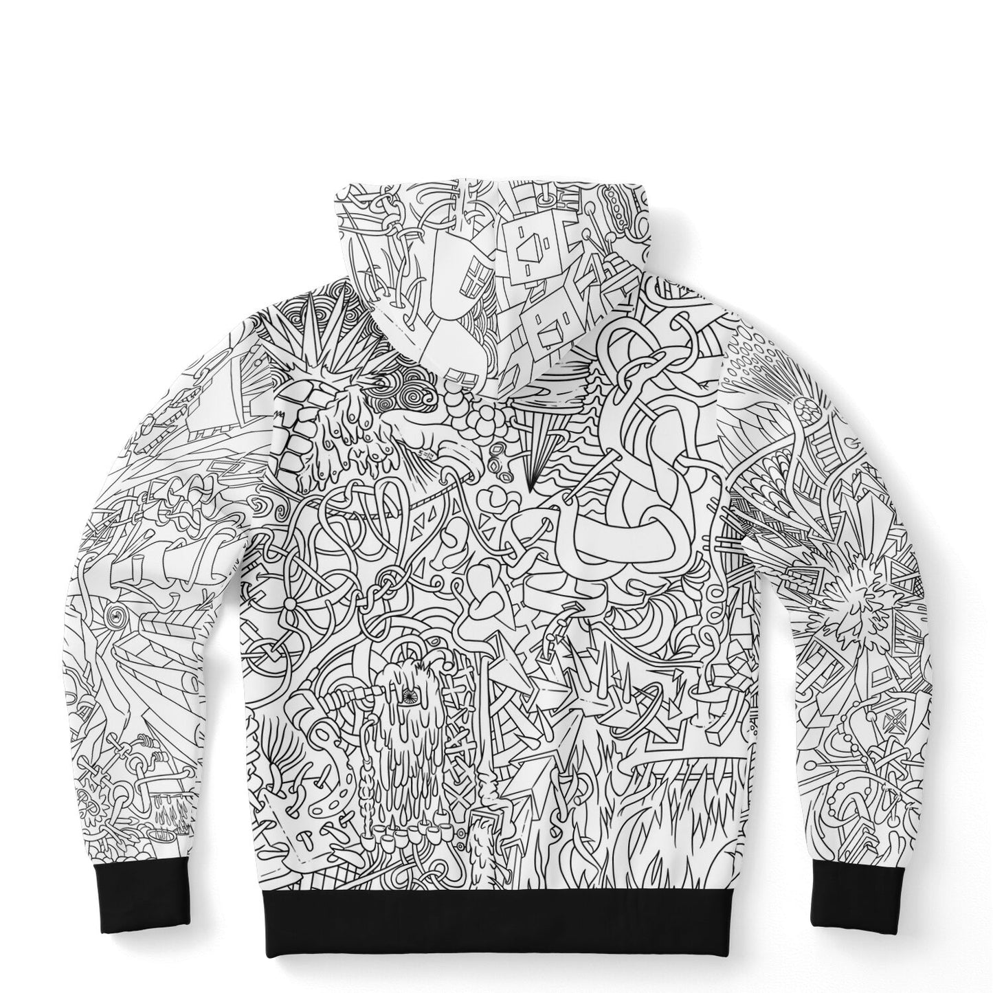 Men's The L Boogie - Black and White Hoodie