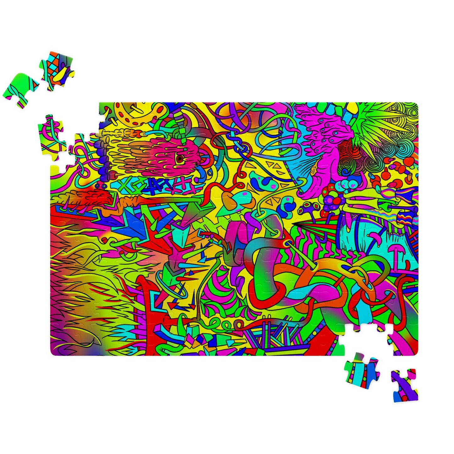 The L Boogie II - Color Jigsaw Puzzle - Available in 120 or 252 pieces.