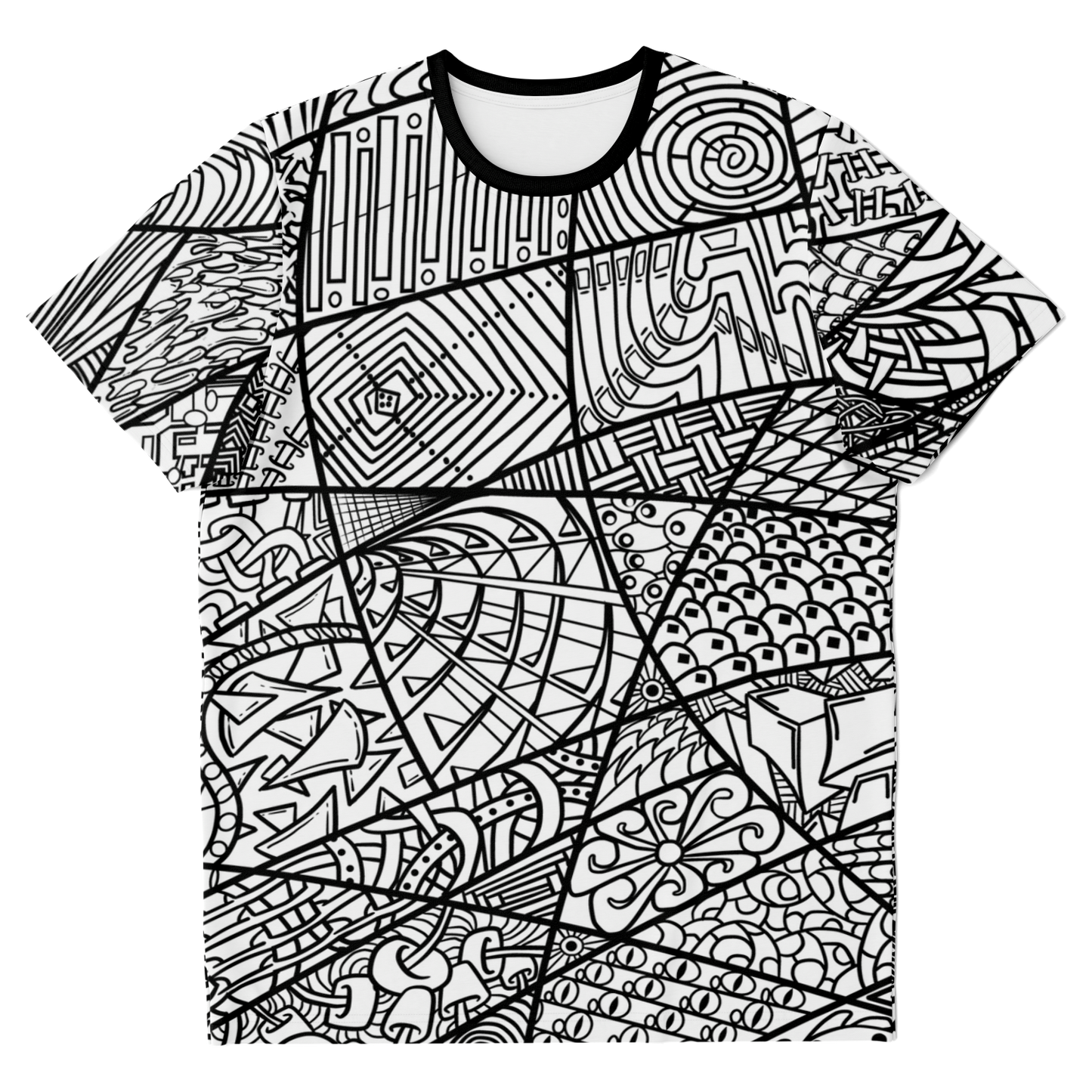 Women's Zen Boogie - Black and White T-Shirt