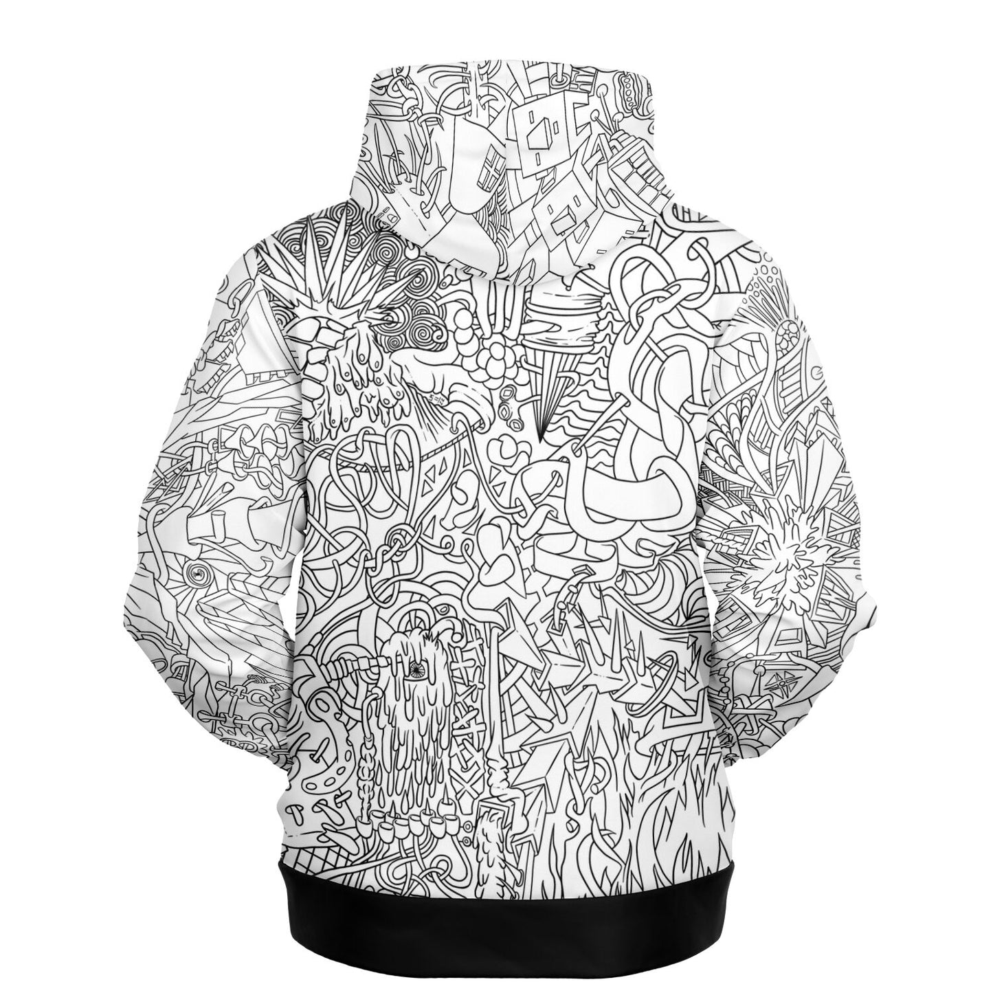 Men's The L Boogie - Black and White Hoodie