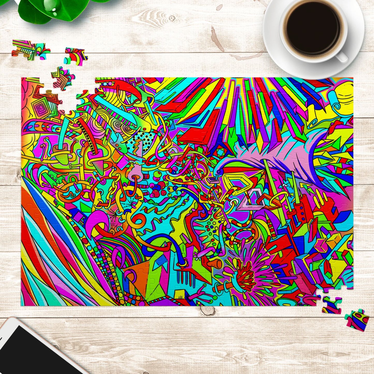 The L Boogie I - Color Jigsaw Puzzle - Available in 120 or 252 pieces