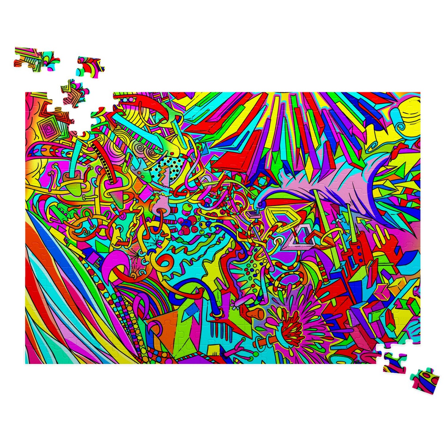 The L Boogie I - Color Jigsaw Puzzle - Available in 120 or 252 pieces