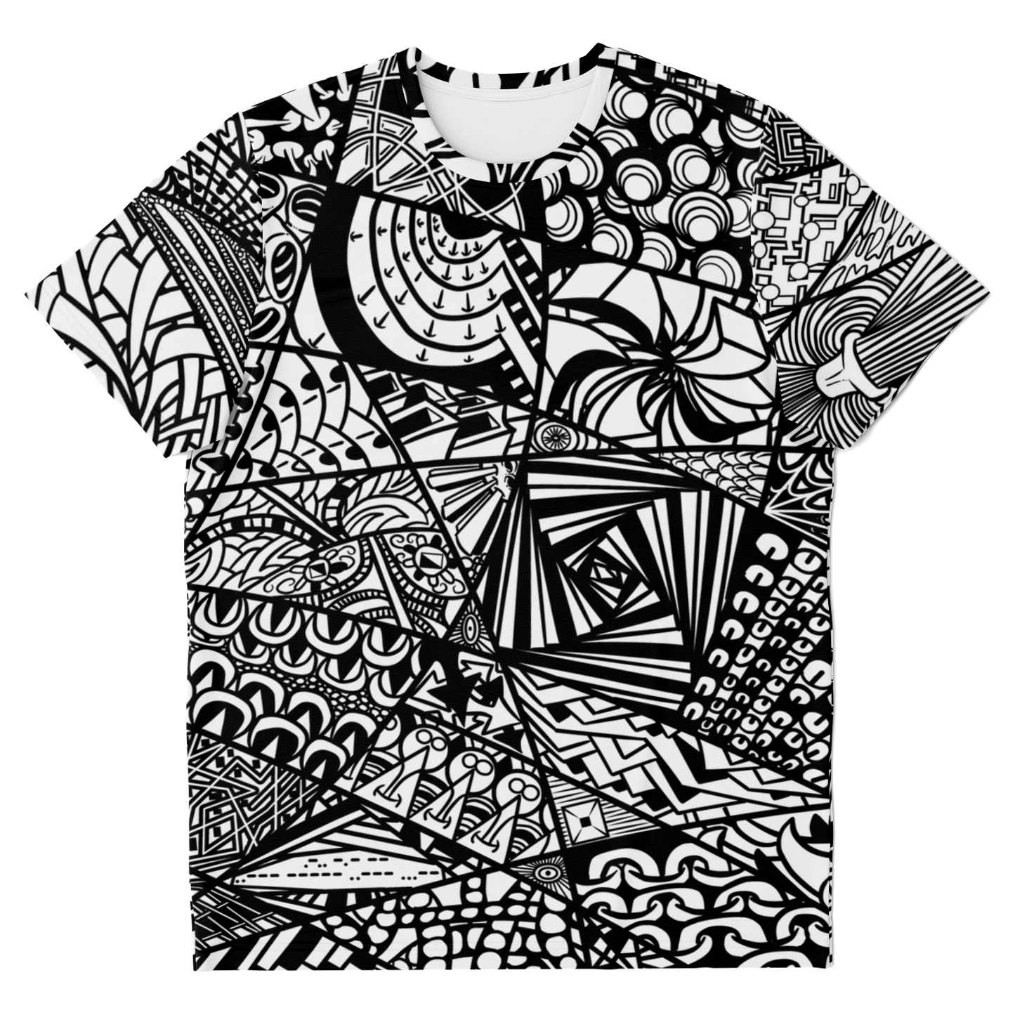 Men's Zen Boogie - Black and White T-Shirt