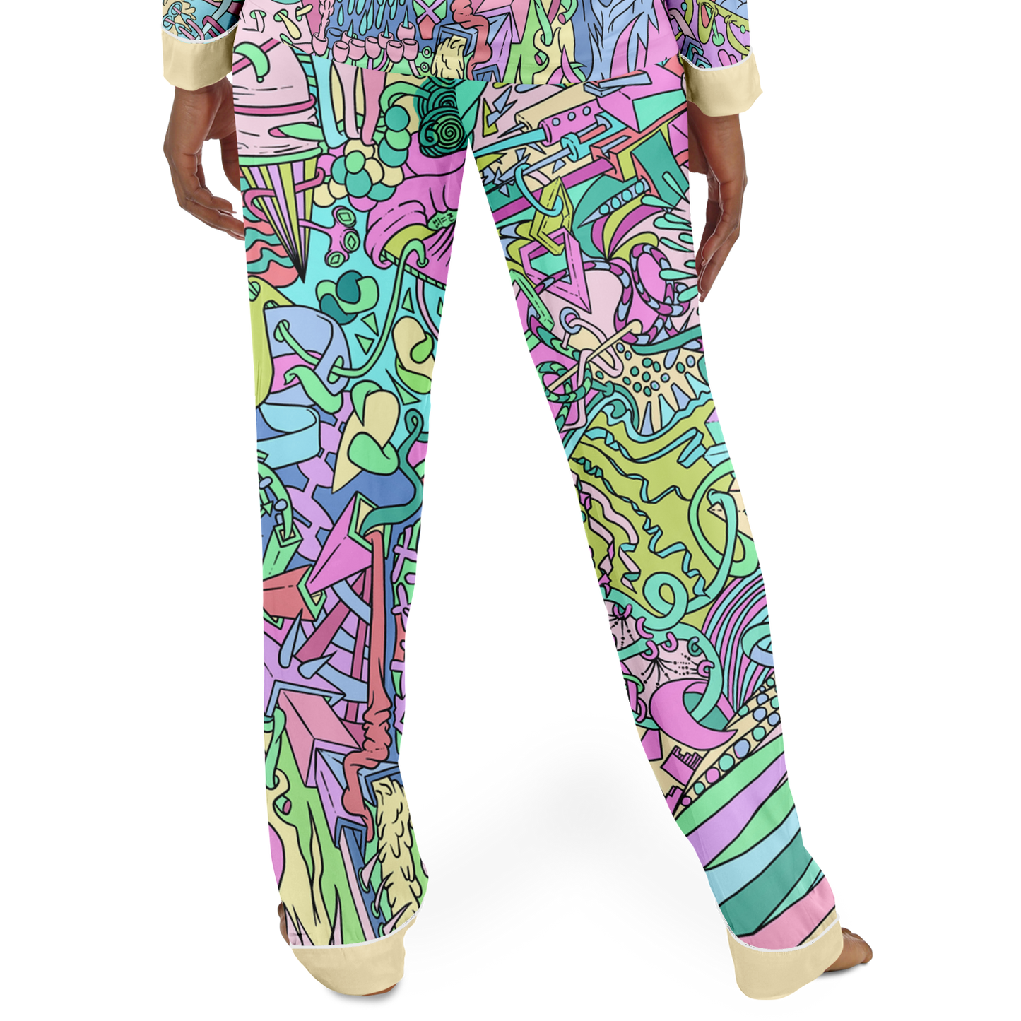 Women's Pajamas L Boogie Pastel