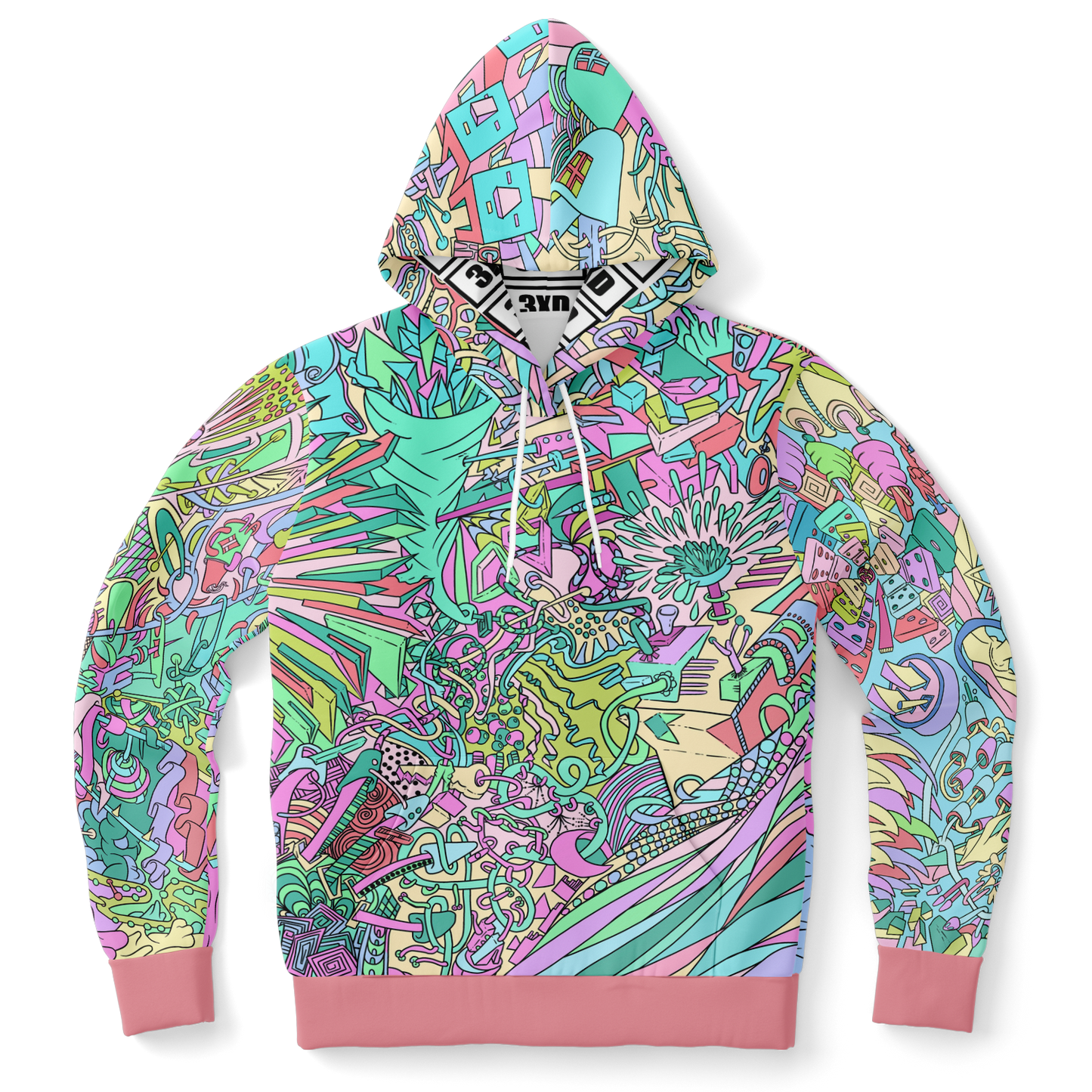 Men's The L Boogie Pastel Hoodie - Pastel