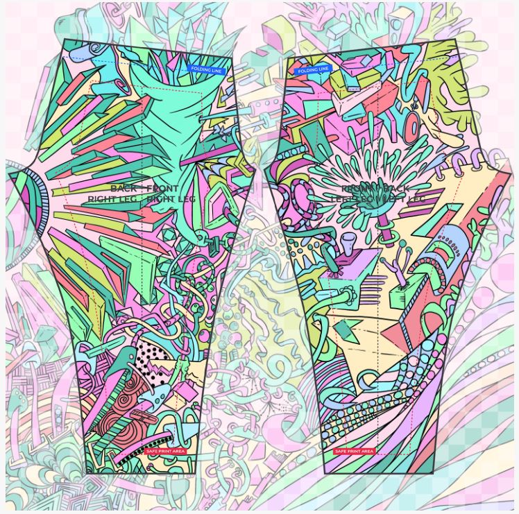 The L Boogie I - Pastel Leggings