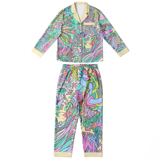 Women's Pajamas L Boogie Pastel